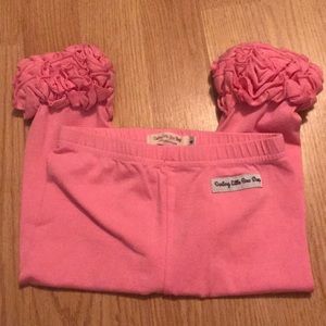 Darling little bow shop Etsy size 4 ruffle pants
